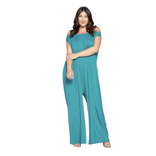 Jade Wide Legged Plus Size Jumpsuit